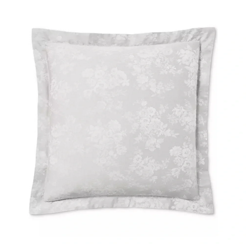 Lauren Ralph Lauren Mya Jacquard Weave Cotton Euro Sham in White, NWT $170